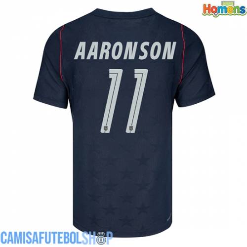 Camisa de time de futebol Estados Unidos Brenden Aaronson #11 Replicas 2º Equipamento Mundo 2026 Manga Curta